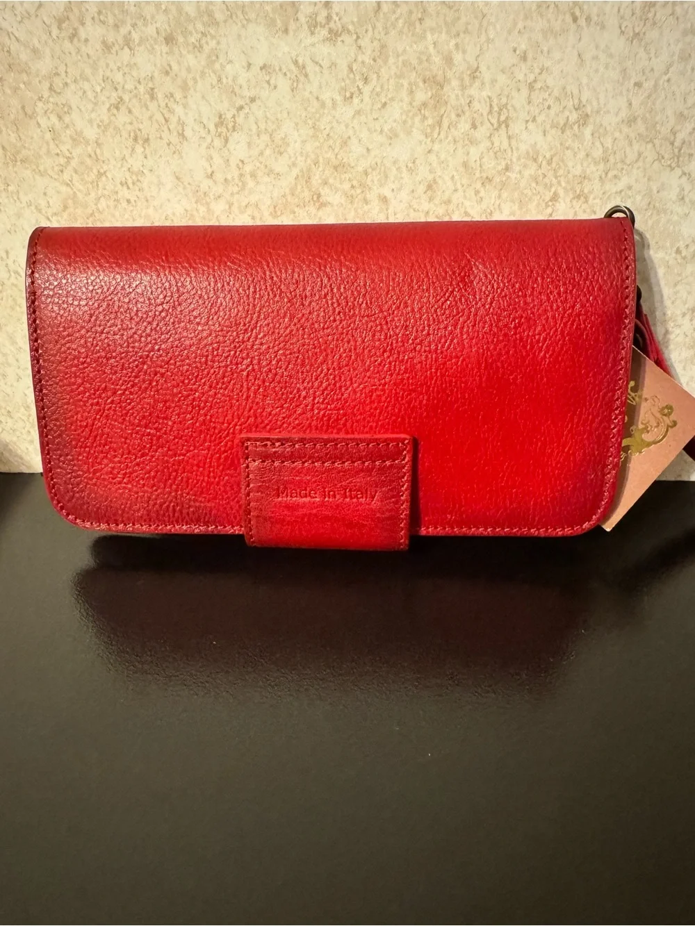 Pratesi red leather